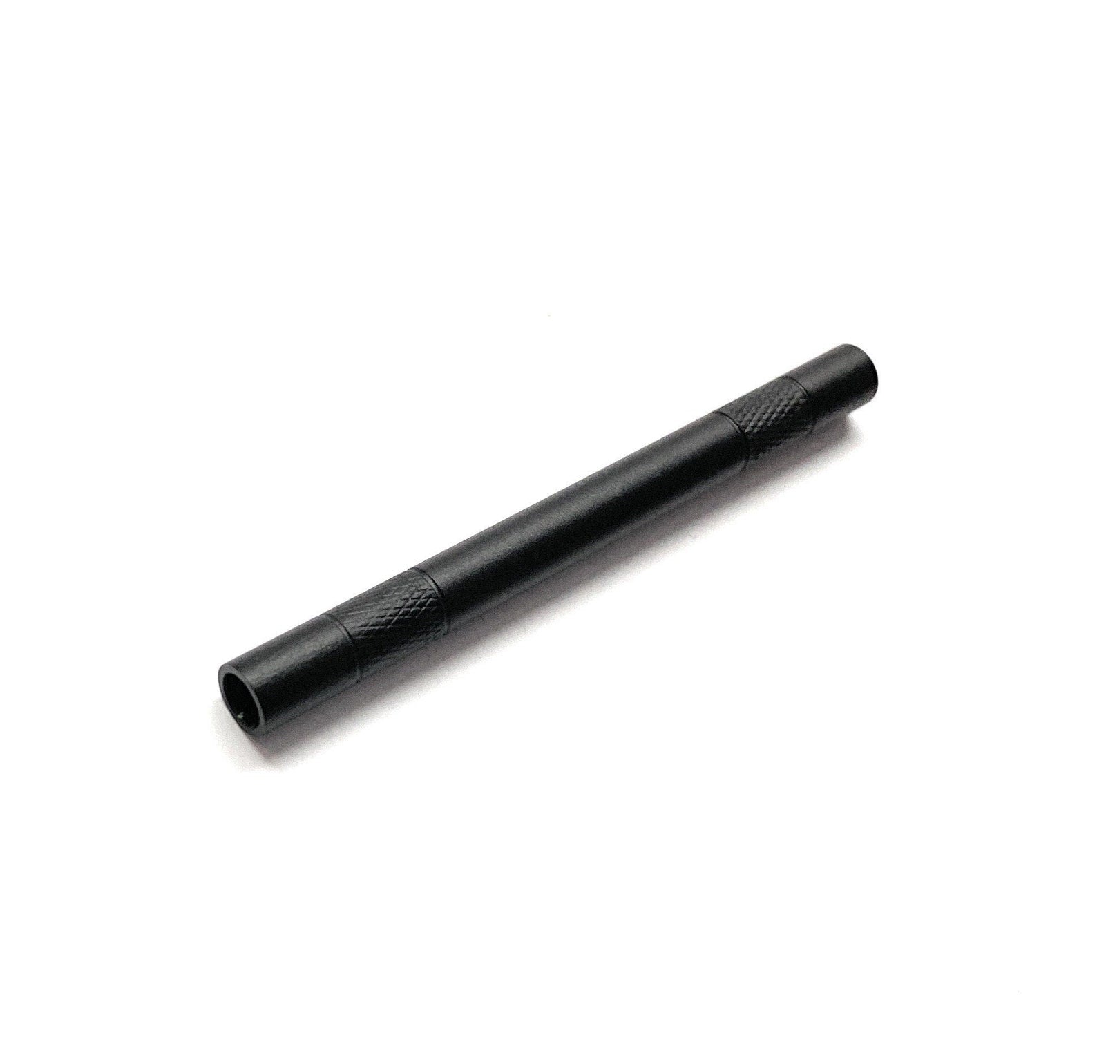 Tube en aluminium noir mat (80 mm) – Stable et élégant